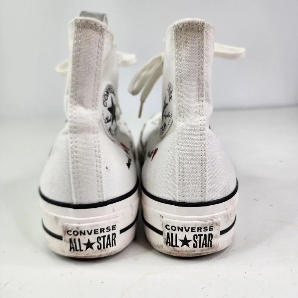 Women’s Converse Chuck Taylor All Star High Lift Made With Love Size 9.5 571119C